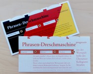 Phrasen-Dreschmaschine  progressiv/konservativ